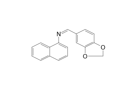 N-[(Z)-1,3-Benzodioxol-5-ylmethylidene]-1-naphthalenamine