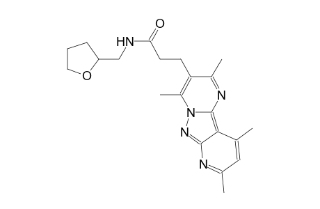 pyrido[2',3':3,4]pyrazolo[1,5-a]pyrimidine-3-propanamide, 2,4,8,10-tetramethyl-N-[(tetrahydro-2-furanyl)methyl]-