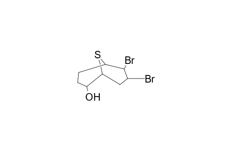 9-Thiabicyclo[3.3.1]nonan-2-ol,6,7-dibromo