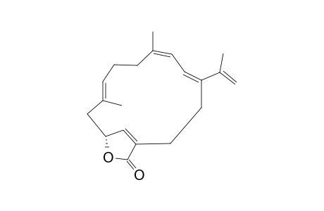 (+)-(10-R*)-CEMBRA-1-E,3-Z,7-E,11-Z,15-PENTAEN-20,10-OLIDE