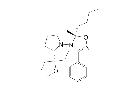 (2'S,5S)-(-)-5-BUTYL-4-[2-(1-ETHYL-1-METHOXYPROPYL)-TETRAHYDRO-1H-1-PYRROLYL]-5-METHYL-3-PHENYL-4,5-DIHYDRO-1,2,4-OXADIAZOLE