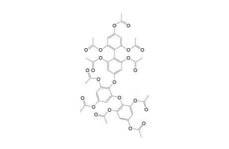 4-(2''-(2''',4''',6'''-TRIACETOXY-PHENOXY)-4'',6''-DIACETOXY-PHENOXY)-2,2',4',6,6'-PENTAACETOXY-BIPHENYL