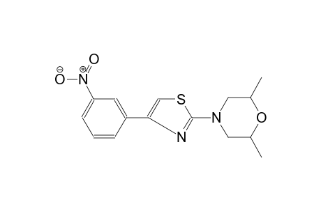 2,6-Dimethyl-4-[4-(3-nitrophenyl)-1,3-thiazol-2-yl]morpholine