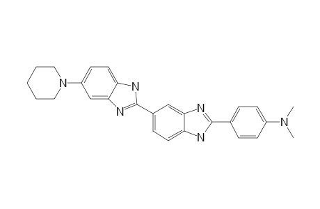 4-DIMETHYLAMINO-1-[5'-[5''-(PIPERIDIN-1'''-YL)-BENZIMIDAZOL-2''-YL]-BENZIMIDAZOL-2'-YL]-BENZENE