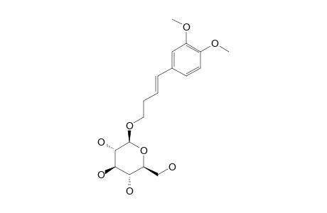 (E)-4-(3,4-DIMETHOXYPHENYL)-BUT-3-EN-1-O-BETA-D-GLUCOPYRANOSIDE