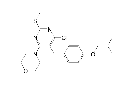 4-[6-chloro-5-(4-isobutoxybenzyl)-2-(methylsulfanyl)-4-pyrimidinyl]morpholine