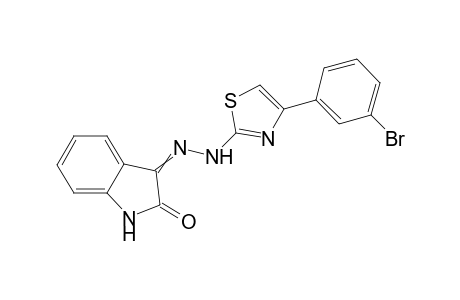 3-{2-[4-(3-Bromophenyl)thiazol-2-yl]hydrazono}indolin-2-one