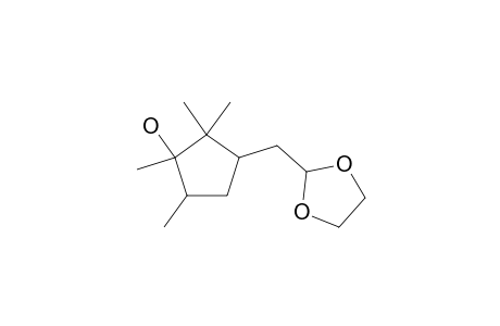 2-((3-HYDROXY-2,2,3,4-TETRA-METHYL-CYCLO-PENTYL)-METHYL)-1,3-DI-OXOLAN