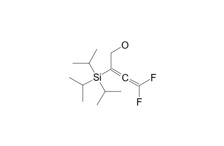 1,1-DIFLUORO-3-TRIISOPROPYLSILYL-1,2-BUTADIENE-4-OL