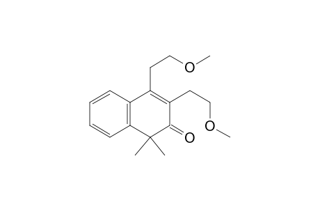 3,4-Bis(2-methoxyethyl)-1,1-dimethylnaphthalen-2(1H)-one