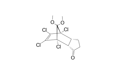 (+/-)-(1S*,2R*,6R*,7S*)-1,7,8,9-TETRACHLORO-10,10-DIMETHOXYTRICYCLO-[5.2.1.0(2,6)]-DEC-8-EN-3-ONE