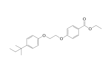 p-[2-(p-tert-pentylphenoxy)ethoxy]benzoic acid, ethyl ester