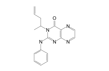 2-Anilino-3-(1-methylbut-3-enyl)pteridin-4(3H)-one