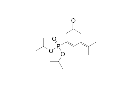 ((E)-4-Methyl-1-(2-oxopropyl)-1,3-pentadienyl)-phosphonsaeure-diisopropylester