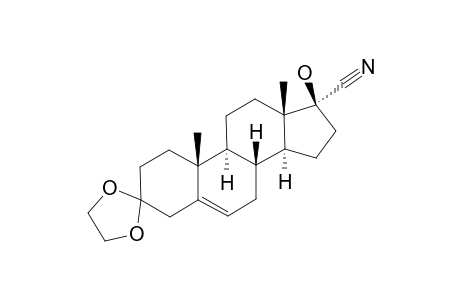 17-ALPHA-CYANO-17-BETA-HYDROXY-3-CYClOETHYLENDIOXYANDROST-4-ENE