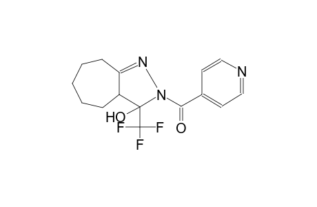 2-isonicotinoyl-3-(trifluoromethyl)-2,3,3a,4,5,6,7,8-octahydrocyclohepta[c]pyrazol-3-ol