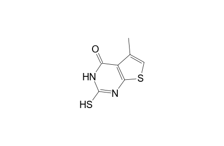 3H-Thieno[2,3-d]pyrimidin-4-one, 2-mercapto-5-methyl-