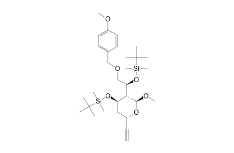 #42A;TERT.-BUTYL-[(2S,3R,4R,6S)-3-[(S)-(TERT.-BUTYLDIMETHYLSILOXY)-2-[(4-METHOXYBENZYLOXY)-ETHYL]-6-ETHYNYL-2-METHOXY-3,4,5,6-TETRAHYDRO-2H-4-YLOXY]-DIMETHYLSI