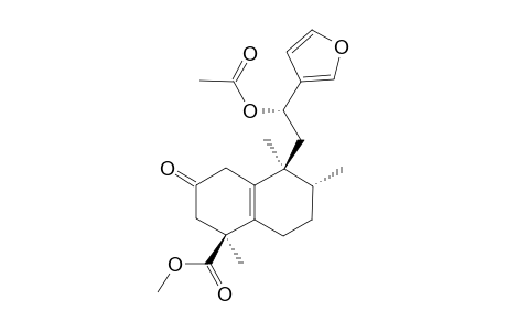 METHYL-12S-ACETOXY-15,16-EPOXY-2-OXO-ENT-HALIMA-5(10),13(16),14-TRIEN-18-OATE