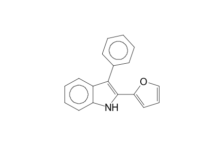 1H-Indole, 2-(2'-furyl)-3-phenyl-