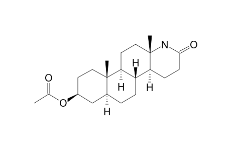 3-BETA-ACETOXY-17A-AZA-D-HOMO-5-ALPHA-ANDROSTAN-17-ON