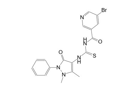 thiourea, N-[(5-bromo-3-pyridinyl)carbonyl]-N'-(2,3-dihydro-1,5-dimethyl-3-oxo-2-phenyl-1H-pyrazol-4-yl)-