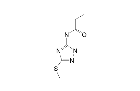 3-METHYLTHIO-5-PROPIONYLAMINO-1H-1,2,4-TRIAZOLE