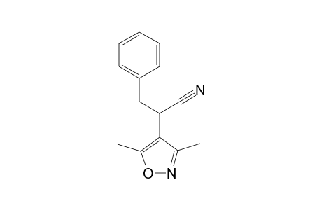 2-(3,5-dimethyl-4-isoxazolyl)-3-phenylpropanenitrile