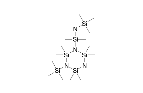 2,2,4,4,6,6-HEXAMETHYL-1-TRIMETHYLSILYL-3-(TRIMETHYLSILYLAMINO)-DIMETHYLSILYLCYCLOTRISILAZANE