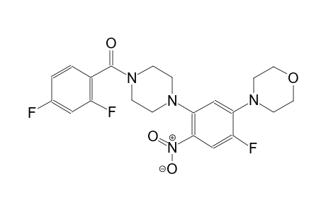 morpholine, 4-[5-[4-(2,4-difluorobenzoyl)-1-piperazinyl]-2-fluoro-4-nitrophenyl]-