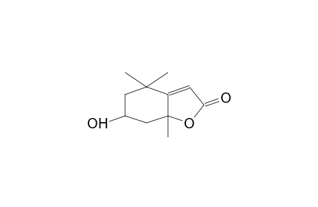 2(4H)-Benzofuranone, 5,6,7,7a-tetrahydro-6-hydroxy-4,4,7a-trimethyl-, (6S-cis)-