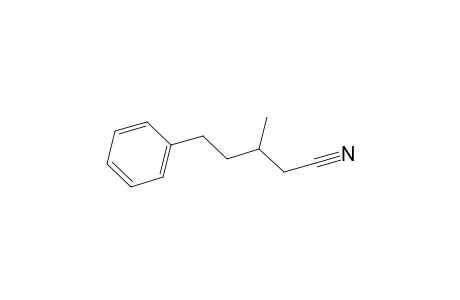 3-Methyl-5-phenylpentanenitrile