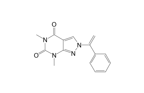 5,7-DIMETHYL-2-BENZYLVINYLPYRAZOLO-[3,4-D]-PYRIMIDINE-4,6(5H,7H)-DIONE