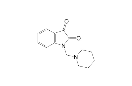 1-(1-piperidinylmethyl)isatin