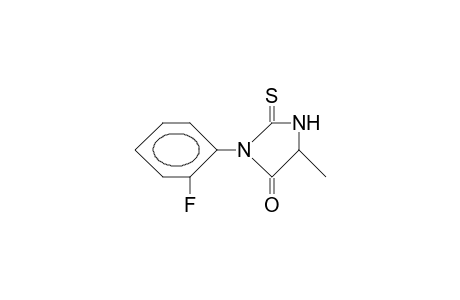 3-(2-Fluoro-phenyl)-5-methyl-2-thioxo-4-imidazolidinone