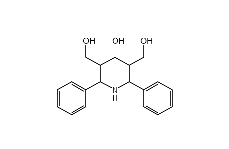 2,6-DIPHENYL-4-HYDROXY-3,5-PIPERIDINEDIMETHANOL