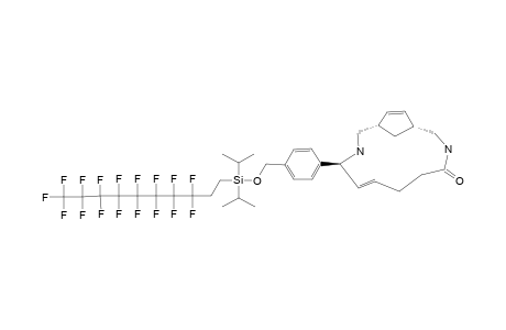 #53;(1R,9S,12S,E)-9-[4-[[(3,3,4,4,5,5,6,6,7,7,8,8,9,9,10,10,10-HEPTADECAFLUORODECYL)-DIISOPROPYLSILYLOXY]-METHYL]-PHENYL]-3,10-DIAZABICYCLO-[10.2.1]-PENTADECA-