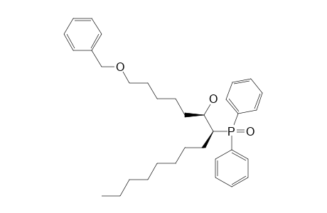 erythro-1-Benzyloxy-7-diphenylphosphinoylpentadecan-6-ol