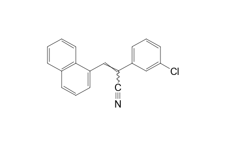 alpha-(m-chlorophenyl)-1-naphthaleneacrylonitrile