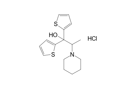 alpha,alpha-bis(2-thienyl)-beta-methyl-1-piperidineethanol, hydrochloride