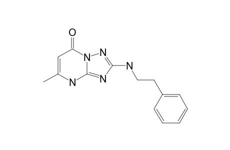 7-METHYL-2-PHENYLETHYLAMINO-1,2,4-TRIAZOLO-[1,5-A]-PYRIMIDIN-5(8H)-ONE