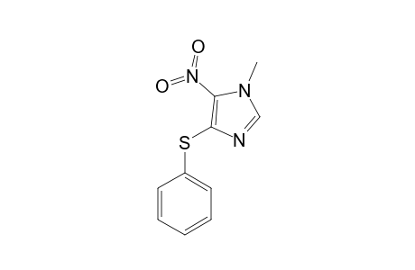 1-METHYL-5-NITRO-4-PHENYLTHIOIMIDAZOLE