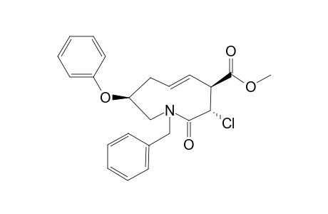 (PS)-(E)-(3S,4S,8S)-N-BENZYL-3-CHLORO-4-METHOXYCARBONYL-8-(PHENOXY)-2,3,4,7,8,9-HEXAHYDRO-1H-AZONIN-2-ONE