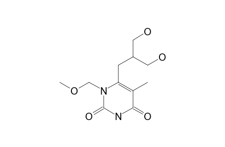 6-[(3-HYDROXY-2-HYDROXYMETHYL)-PROPYL]-1-METHOXYMETHYL-5-METHYLPYRIMIDIN-2,4-DIONE