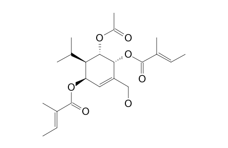 3-BETA,6-ALPHA-DITIGLOYLOXY-6-ALPHA,7-DIHYDROXY-8,9-DIHYDROLIMONENE