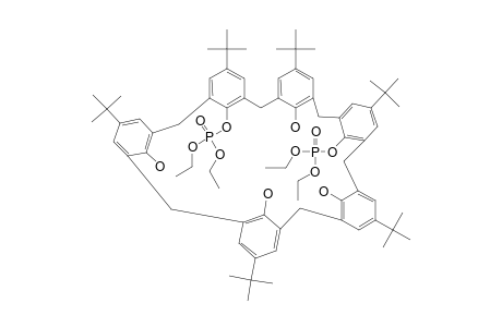 37,39-BIS-[(DIETHOXYPHOSPHORYL)-OXY]-5,11,17,23,29,35-HEXAKIS-(1,1-DIMETHYLETHYL)-CALIX-[6]-ARENE-38,40,41,42-TETROL