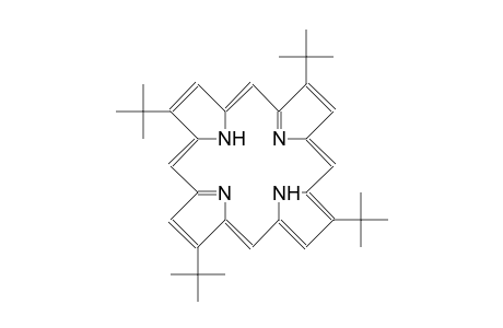 2,7,12,17-Tetra-tert-butyl-porphyrine