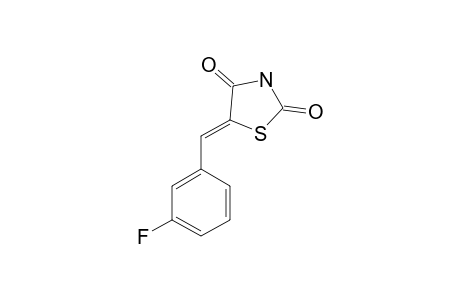 5-(3-FLUOROPHENYL)-METHYLIDENE-2,4-THIAZOLIDINEDIONE