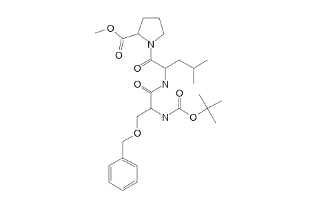 TERT.-BUTYLOXYCARBONYL-O-BENZYL-L-SERYL-L-LEUCYL-L-PROLYL-METHYLESTER