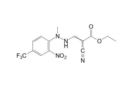 2-CYANO-3-[2-METHYL-2-(2-NITRO-alpha,alpha,alpha-TRIFLUORO-p-TOLYL)HYDRAZINO]ACRYLIC ACID, ETHYL ESTER